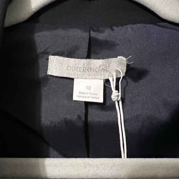 Outerknown Black Virgin Wool Oversized Blazer Jacket *NWT* - Picture 4 of 14